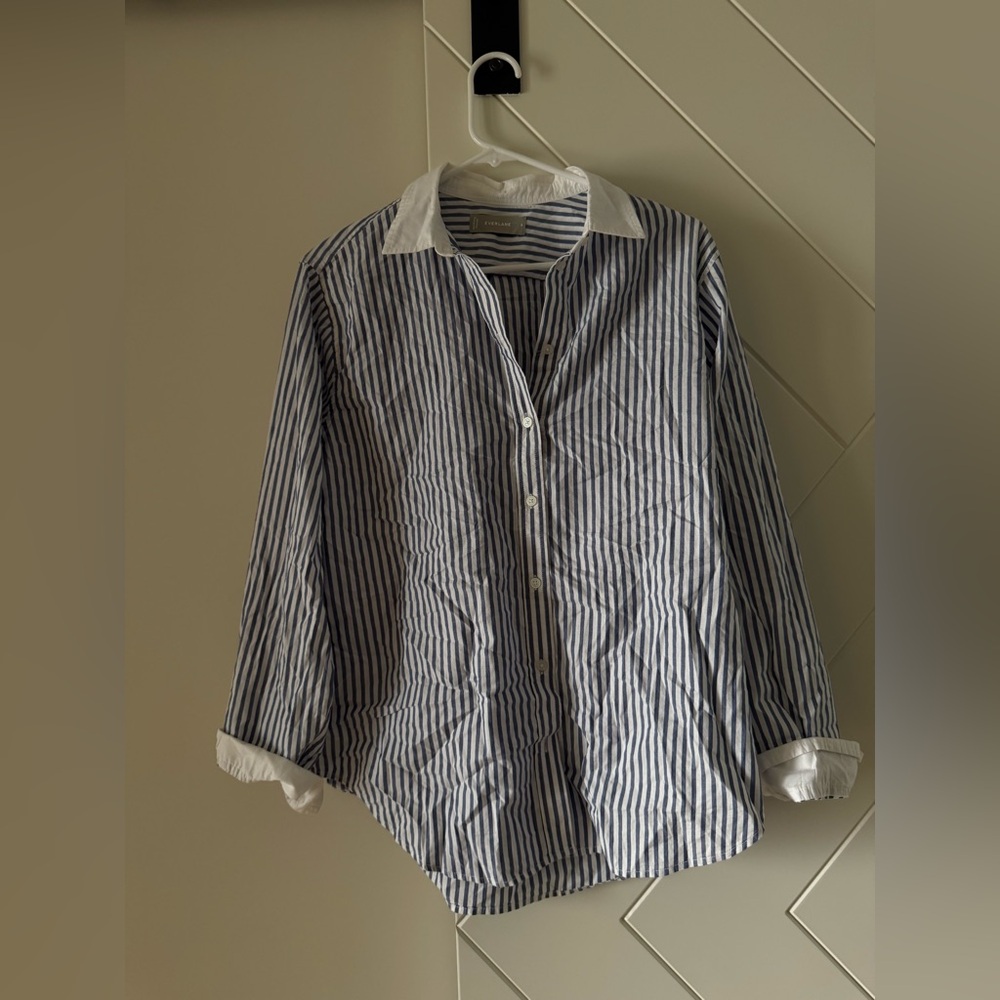 Everlane Striped Casual Button-Down Shirt